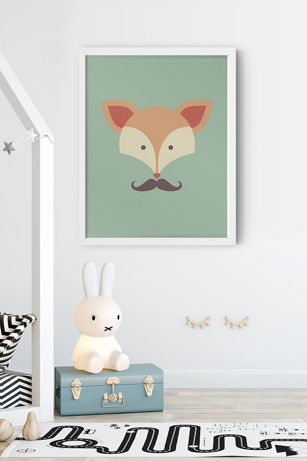 Fox Nursery Room Poster No:2