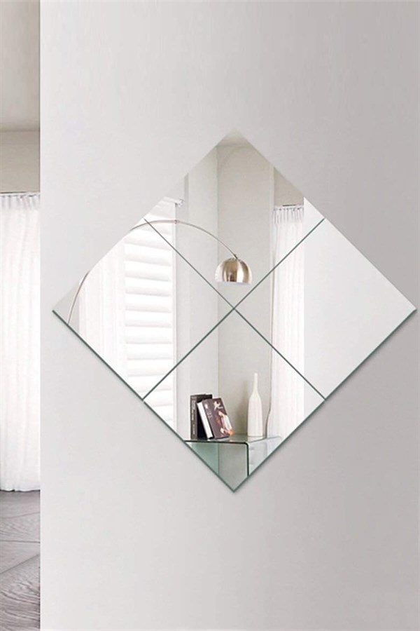 4 Piece Decorative Mirror (20x20cm)