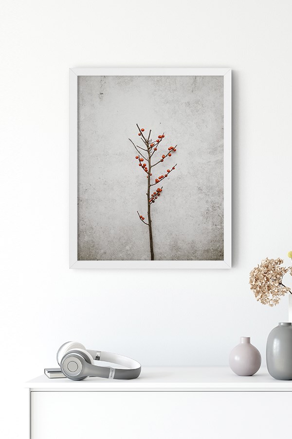 Red Budding Poster