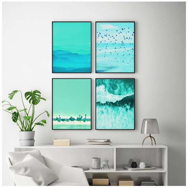 Mint Nature Gallery Wall
