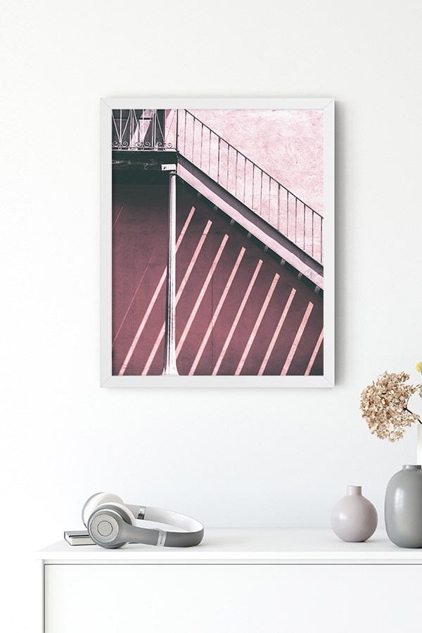 Pink Steps Poster