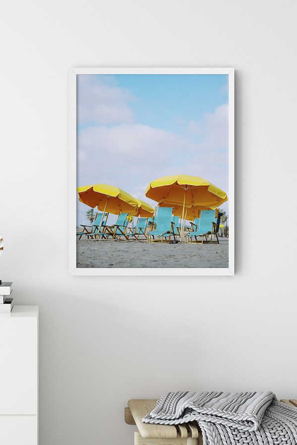 Yellow Umbrella No:1 Poster