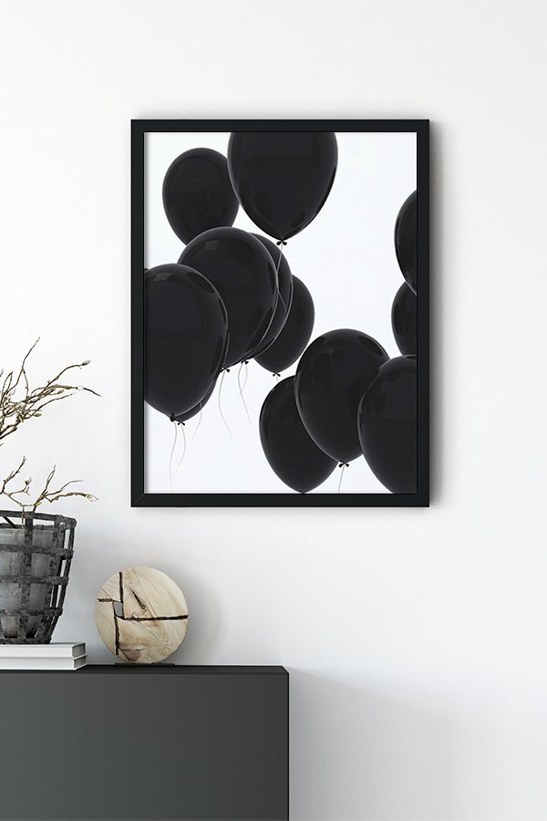 Black Baloon Poster