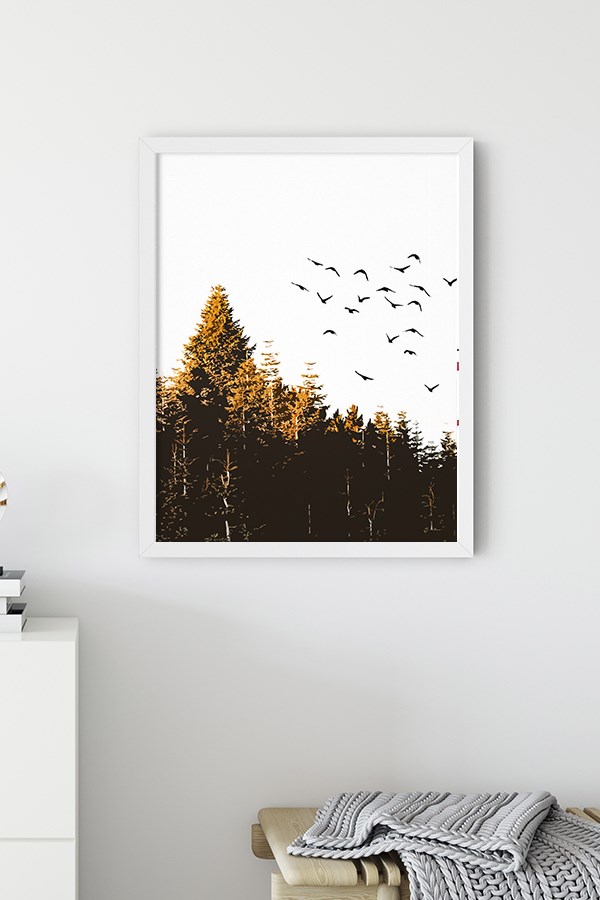 Fall Forest No:3 Poster
