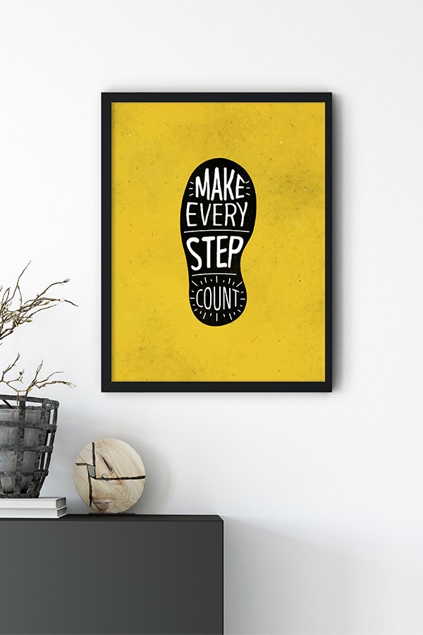Step Motto Poster