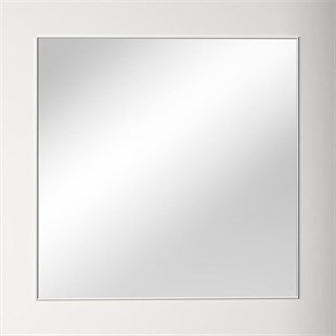 30x30 cm Metal Gümüş Çerçeveli Dekoratif Ayna
