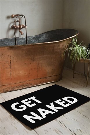 Get Naked Siyah Banyo Paspası