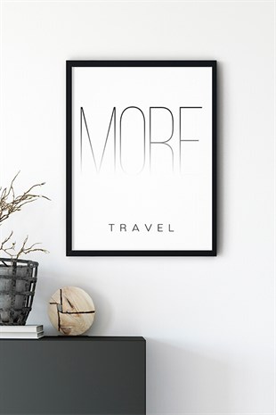 Less Work More Travel Poster Seti