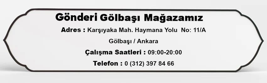 GönDeri Gölbaşı Mağaza İletişim Bilgileri