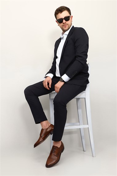 Mens Lace-Up Leather Sole Genuine Leather Classic Shoes