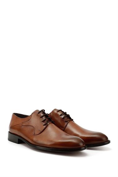 Mens Brown Printed Leather Sole Genuine Leather Classic Shoes