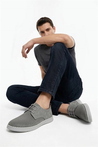 Gön Genuine Leather Mens Casual Shoes 01629
