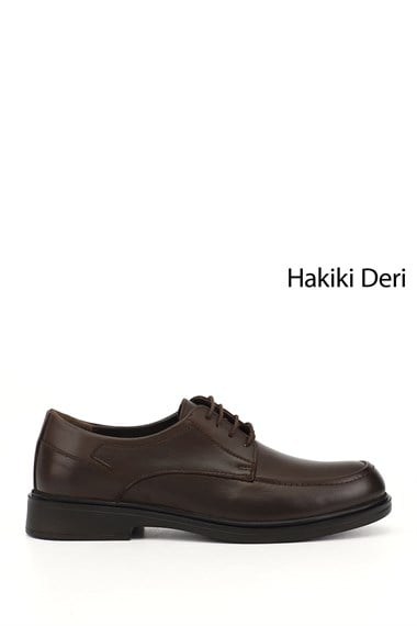 Mens Brown Antique Laced Genuine Leather Classic Shoes