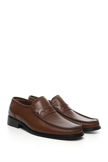 Mens Brown Antique Leather Sole Genuine Leather Classic Shoes