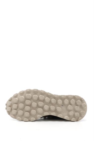 Erkek Kahverengi Bağcıklı Hakiki Deri Sneaker