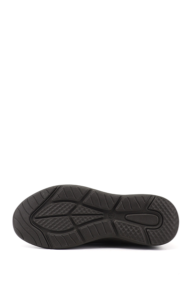 Erkek Kahverengi Bağcıklı Hakiki Deri Sneaker