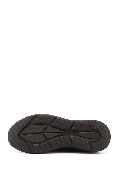 Erkek Kahverengi Bağcıklı Hakiki Deri Sneaker