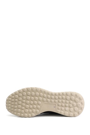 Erkek Kahverengi Bağcıklı Hakiki Deri Sneaker