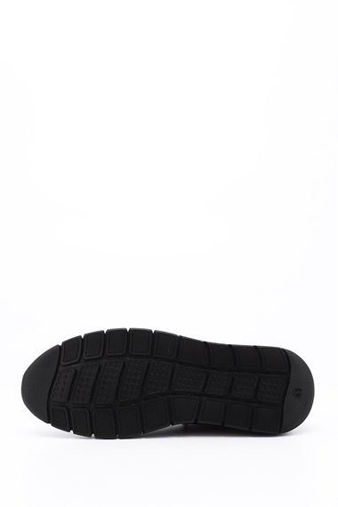 Mens Brown Lace-Up Rubber Sole Genuine Leather Sneaker