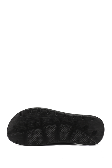 Mens Brown Double Velcro Genuine Leather Comfort Slippers