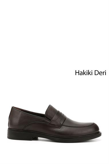 Mens Brown Genuine Leather Classic Shoes