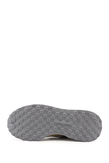 Erkek Kum Nubuk Bağcıklı Hakiki Deri Comfort Sneaker