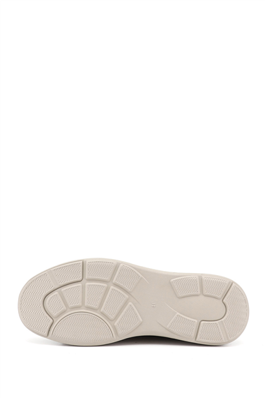 Erkek Kum Nubuk Bağcıklı Hakiki Deri Sneaker