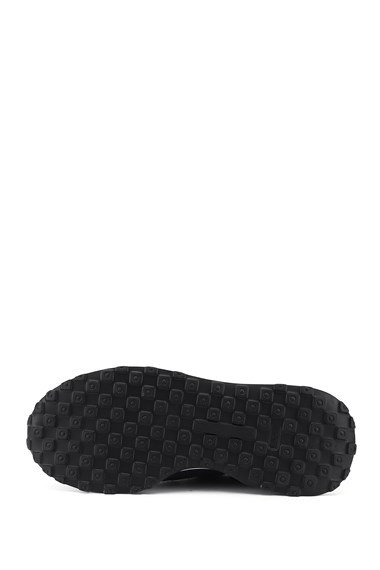 Erkek Lacivert Antik Bağcıklı Hakiki Deri Comfort Sneaker