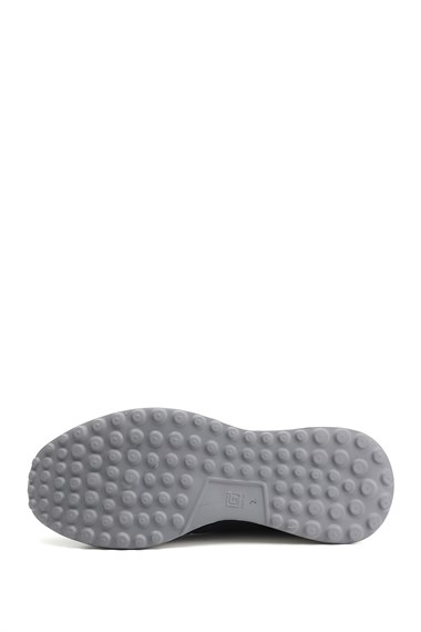 Erkek Lacivert Süet Bağcıklı Hakiki Deri Sneaker