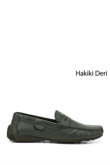 Erkek  Rok Hakiki Deri Loafer Ayakkabı