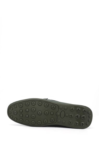 Erkek  Rok Hakiki Deri Loafer Ayakkabı
