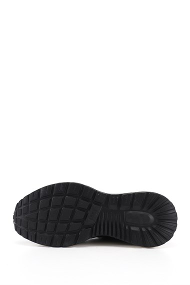 Erkek Siyah Bağcıklı Hakiki Deri Comfort Sneaker