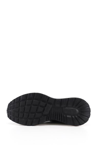 Erkek Siyah Bağcıklı Hakiki Deri Comfort Sneaker