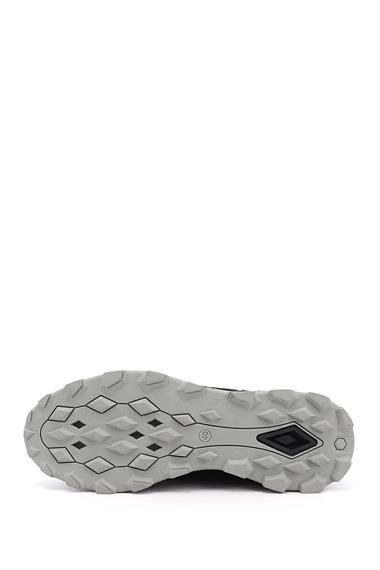 Mens Black Lace-Up Genuine Leather Comfort Sneaker