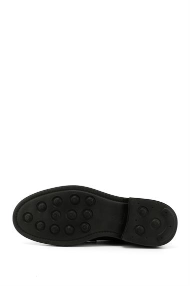 Mens Black Lace-Up Genuine Leather Classic Shoes