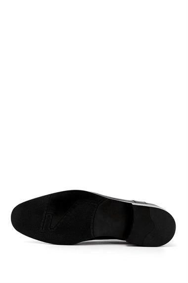 Mens Black Lace-Up Genuine Leather Classic Shoes