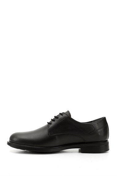 Mens Black Lace-Up Genuine Leather Classic Shoes