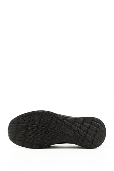 Mens Black Genuine Leather Comfort Shoe