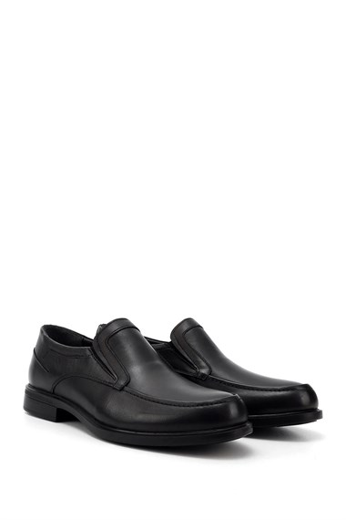 Mens Black Genuine Leather Classic Shoes