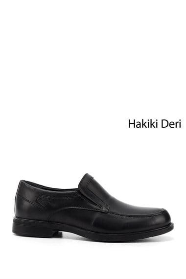 Mens Black Genuine Leather Classic Shoes