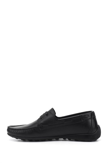 Mens Black Rok Genuine Leather Lace-up Shoes