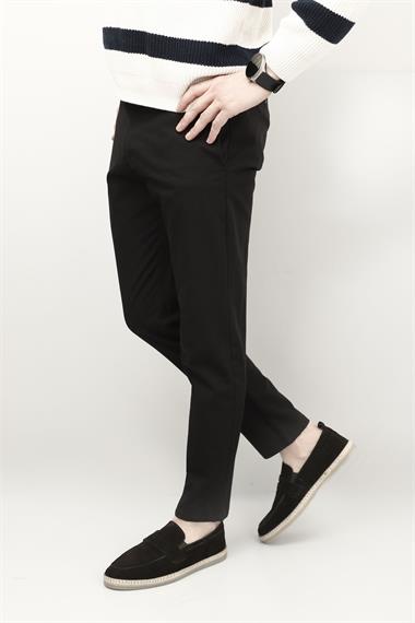 Mens Black Suede Thermo Sole Genuine Leather Shoes