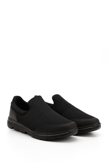Erkek Siyah Triko Comfort Sneaker