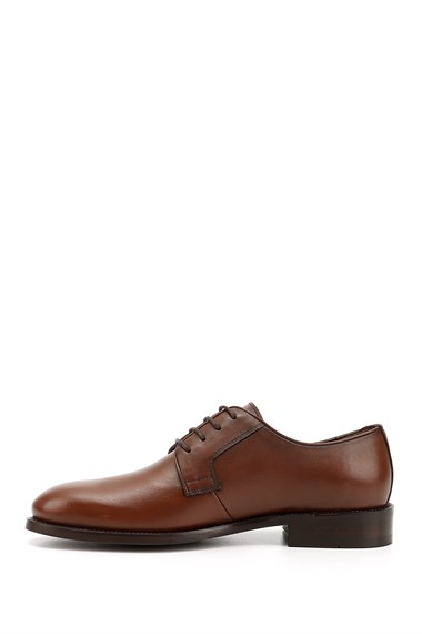 Mens Tan Antique Laced Genuine Leather Classic Shoes