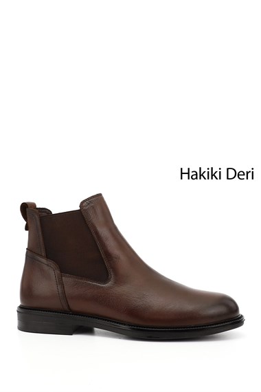 Mens Tan Antique Rubber Sole Genuine Leather Classic Boots