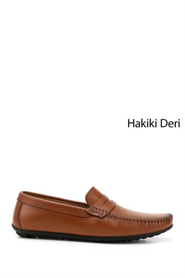 GÖN Genuine Leather Mens Loafer Casual Shoes 01004