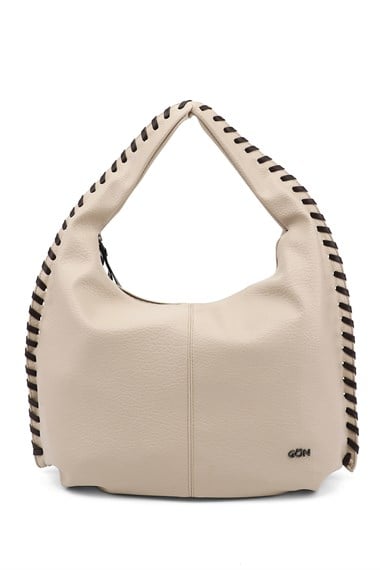 Womens Beige Shoulder Bag
