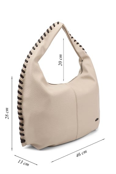 Womens Beige Shoulder Bag