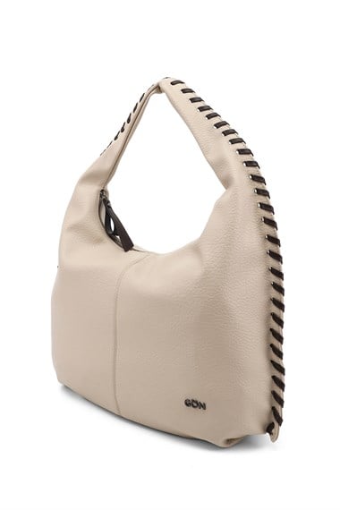 Womens Beige Shoulder Bag