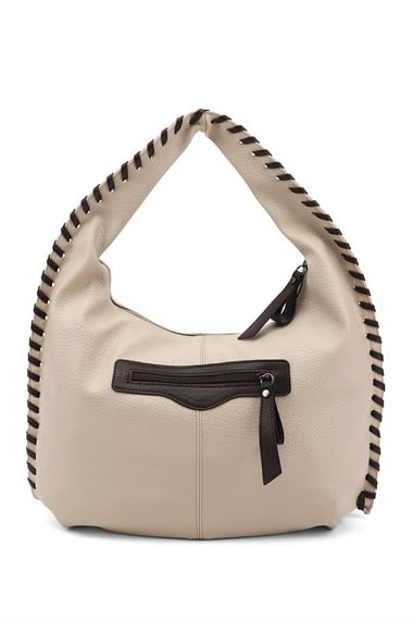 Womens Beige Shoulder Bag